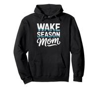 Mamma Wakeboard Estate Vita al Lago Wake Felpa con Cappuccio