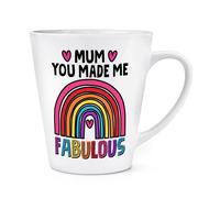 Mamma You Made Me Favoloso Arcobaleno 341ml Latte Tazza Giorno Migliore Awesome