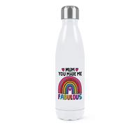 Mamma You Made Me Favoloso Arcobaleno Parete Doppia Acqua Bottiglia Giorno Love