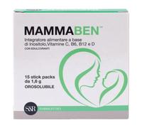 MammaBen 15 Stick Packs - Integratore per le Neomamme