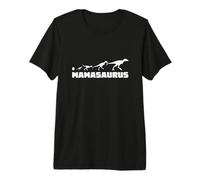 Mammasaurus Preistorico Amore Materno Maglietta Premium