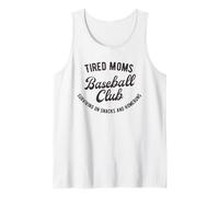 Mamme stanche Baseball Club Sopravvivere su Snack e Homerun Canotta