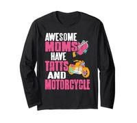 Mamme toste Amano Moto e Tatuaggi con Stile Maglia a Manica