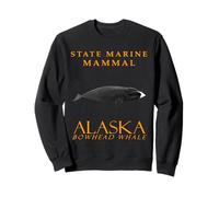 Mammifero marino del territorio dell'Alaska La balena della testa di prua Felpa