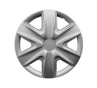 MAMMOOTH Dimensioni copriruota HEXAN Vel. 16", Set 4 Pezzi, Argento