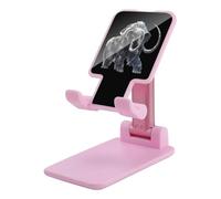Mammoth Animal Novità Pieghevole Supporto per Cellulare Stampato Regolabile Desktop Phone Holder Accessori da Viaggio 16,5 × 8,9 × 6,3 cm
