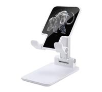 Mammoth Animal Novità Pieghevole Supporto per Cellulare Stampato Regolabile Desktop Phone Holder Accessori da Viaggio 16,5 × 8,9 × 6,3 cm
