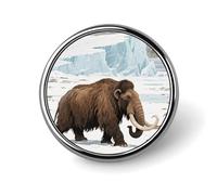 Mammoth Button Badge Classic Cute Spille Moda Rotondo Distintivo Squisito Metallo Spilla Personalizzata Spille Bottoni per Abbigliamento Zaino Cappello Giacche Decorazione