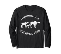 Mammoth Cave National Park Camicia Kentucky Moose Family Maglia a Manica