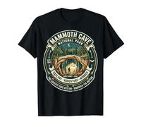 Mammoth Cave National Park Kentucky Vintage Explorer Emblema Maglietta