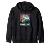 Mammoth Cave National Park Vintage Campeggio Escursionismo Uomo Donna Felpa con Cappuccio