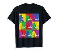 Mammoth Pop Art T-Shirt - Maglietta vintage Wooly Mammoth Maglietta