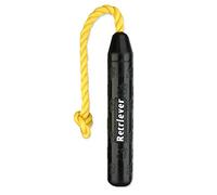 Mammoth TireBiterII Retriever con corda galleggiante in poliuretano - Giocattoli per cani in gomma naturale - Giocattoli per cani extra lunghi Interactive Fetch and Play - Galleggia 27,9 cm
