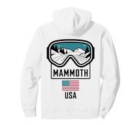 Mammoth, USA, Forest Road, Viaggio al Chiaro di Luna Felpa con Cappuccio