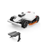 MAMMOTION LUBA 3 AWD 3000 Robot Tosaerba con Garage Standard, Posizionamento LiDAR+NetRTK+AI Vision Tri-Fusion 360°, Trazione Integrale Pendenze all'80%, Altezza di Taglio 25-70mm