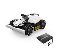 MAMMOTION LUBA mini 2 AWD 1000 Robot Tagliaerba con Garage mini | Visione AI Tri-Camera e Posizionamento NetRTK, Mappatura Automatica, DropMow, Pendenza 80%, per 1000m²