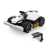 MAMMOTION LUBA mini 2 AWD 1000 Robot Tagliaerba con Garage Standard per 1000m², Visione AI Tri-Camera e Posizionamento NetRTK, Mappatura Automatica, DropMow, Pendenza 80%