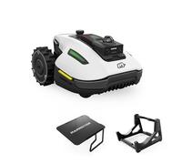 MAMMOTION YUKA mini 2 1000 Robot Rasaerba senza Cavo Perimetrale con Garage mini & Supporto per Autolavaggio, Consigliato per 1000m², LiDAR 360° + Visione AI, DropMow