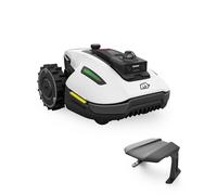 MAMMOTION YUKA mini 2 1000 Robot Rasaerba senza Cavo Perimetrale con Garage Standard, LiDAR 360° + Visione AI, Riconoscimento di Oltre 300 Ostacoli, DropMow, Consigliato per 1000m²
