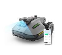 Mammotion YUKA mini Vision Robot Tagliaerba Senza Filo Perimetrale, Senza RTK, Navigazione AI Vision a Tripla Telecamera, Max.700 m², Mappatura Automatica, Controllo via App o Voce, Pendenze 45%
