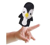 MAMMUT 164006 - Set da Cucito con Pupazzo da Dita, Pinguino, Set Completo con feltrini pretagliati, Tappetino Imbottito, Filo, Aghi e Istruzioni, per Bambini dai 5 Anni, Multicolore