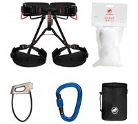 Imbracatura Mammut 4 Slide + Kit di arrampicata nero arancione - M-XL