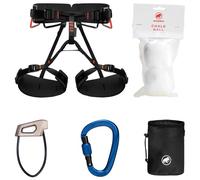 Imbracatura Mammut 4 Slide + Kit di arrampicata nero arancione - XS-M