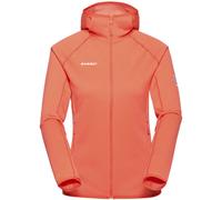 Mammut Aconcagua ML Hooded - felpa in pile - donna M Orange woman Polartec Power Stretch,Fair Wear Foundation,Bluesign