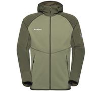 Mammut Aconcagua ML Hooded - felpa in pile - uomo L Green man Fair Wear Foundation,Polartec Power Stretch,Bluesign