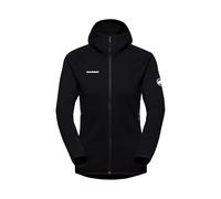 Mammut Aconcagua ML Hooded Jacket Women | Giacca in Pile da Donna per la Montagna con Cappuccio e Zip | Nero, XXL