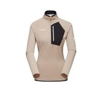 Mammut Aenergy Light Ml-Felpa da Donna con Mezza Zip Maglione, Savannah-Black, XS