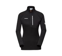 Mammut Aenergy Light ML - Maglia con Mezza Zip, da Donna, Nera, L