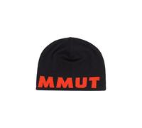 Berretto Mammut Logo rosso logo nero