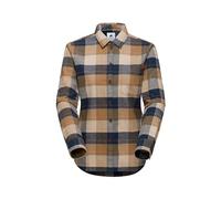 Mammut Camicia a Maniche Lunghe da Donna Trovat, Marine-Savannah, XL