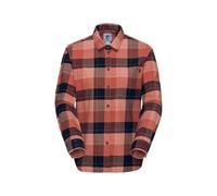 Mammut Camicia a Maniche Lunghe da Donna Trovat, Nero Mattone, M