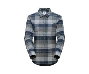 Mammut Camicia a Maniche Lunghe da Donna Trovat, Steel-Marine, M