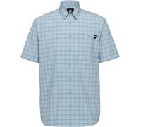 Mammut - Camicia leggera, comprimibile e con protezione UV - Lenni Shirt Men Nebla Tschiel per Uomo in Poliestere Riciclato - Taglia L - Grigio