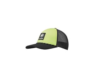 Mammut Cappello Crag Logo Nero-Neo-Lime L-XL