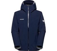 Mammut - Giacca da alpinismo impermeabile - Crag HS Hooded Jacket Men Marine per Uomo - Taglia L - Blu navy
