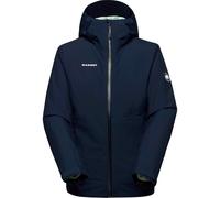 Mammut - Giacca 3 in 1 isolante e impermeabile - Alto Light 3 in 1 HS Hooded Jacket Women Marine Silver Sage per Donne in Pelle - Taglia L - Blu navy