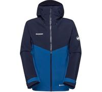 Mammut - Giacca da alpinismo impermeabile in GORE-TEX ePE - Crater IV HS Hooded Jacket Men Tschiel Marine per Uomo in Poliestere Riciclato - Taglia S - Blu