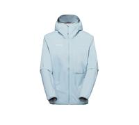 Mammut - Women's Ducan Light Hardshell Hooded Jacket - Giacca antipioggia M grigio/turchese