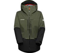 Mammut - Giacca da freeride da uomo - Haldigrat HS Hooded Jacket Men Dark Marsh Black per Uomo in Pelle - Taglia L - Kaki