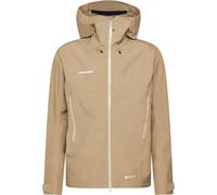 Mammut - Giacca impermeabile a 3 strati in GORE-TEX ePE - Crater IV HS Hooded Jacket Men Sablun per Uomo in Poliestere Riciclato - Taglia M - Beige