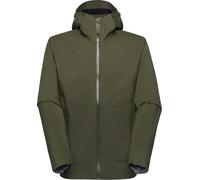Mammut - Giacca impermeabile - Ducan HS Hooded Jacket Men Dark Marsh per Uomo in Pelle - Taglia XL - Verde