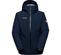 Mammut - Giacca impermeabile e calda da escursionismo 3in1 - Alto Light 3 in 1 HS Hooded Jacket Women Marine Silver Sage per Donne in Pelle - Taglia M - Blu navy