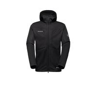 MAMMUT Giacca softshell da uomo Ultimate VIII con cappuccio nero | XL
