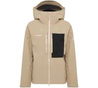 Mammut - Giacca termica da sci isolante e impermeabile - Stoney HS Thermo Hooded Jacket Men Sablun Black per Uomo - Taglia L - Beige