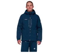 Mammut - Giacca termica da sci isolante e impermeabile - Stoney HS Thermo Hooded Jacket Men Marine per Uomo - Taglia M - Blu navy