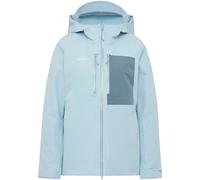 Mammut - Giacca termica da sci isolante e impermeabile - Stoney HS Thermo Hooded Jacket Women Nebla Strata per Donne - Taglia M - Grigio